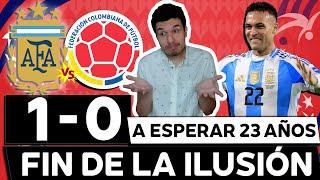 ARGENTINA 1 COLOMBIA 0FINAL COPA AMÉRICA USA 2024SE ACABÓ LA ILUSIÓNETERNOS ANIMADORES