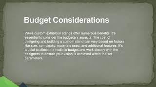 Custom Exhibition Stand- Expostandservices
