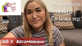 Mi experiencia estudiando en prepa en línea sep️