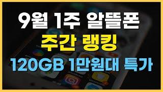 9월 1주차 알뜰폰 요금제 추천 / 120GB 특가 곧 사라진다!?