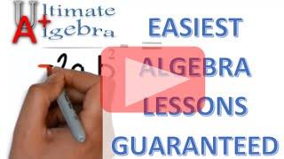 Lesson 1: Definition of terms in algebra --- Get the Full course Today @ UltimateAlgebra.com