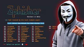 Phishing Like a Pro with Zphisher on Kali Linux 2024