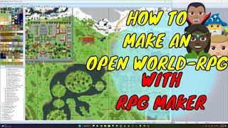 How to Make an open world RPG with RPG MAKER Live Stream