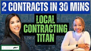 She Won 2 LOCAL Contracts In 30 Minutes! | Alvarys Santana