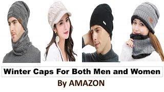 Winter Caps For Both Men and Women !! winter Hat and Scarf Set