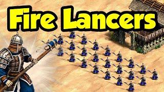 How good are Fire Lancers? (new AoE2 unit!)