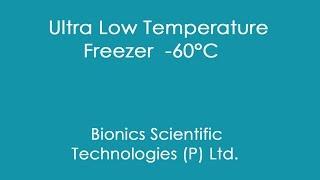 Ultra Low Temperature Freezer -60°C