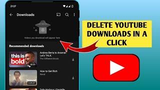 How To Delete YouTube Downloads At Once