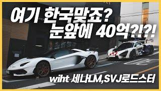 여기 한국맞죠???ㅣ세나LM,아벤타도르SVJ로드스터ㅣ도산서킷Ep.12