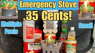 Power Outage Emergency 35 Cents Multi-Fuel Stove