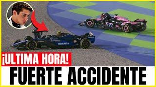 ¡ACCIDENTE FUERTE DE FRANCO COLAPINTO EN GP DE QATAR!