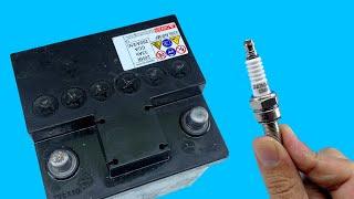 Your battery will last forever! Quickly Restore your Battery with Car Spark Plugs