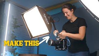 PERFECT Solo Shooter Camera+Lighting Rig Setup - Game Changer!