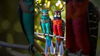 Birds That Are Full of Surprises.  #ai #shorts #birds #birdlovers #birdsounds #nature #parrot