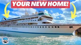 Villa Vie Odyssey Finally Sails! MOVE Onto a World Cruise Ship?