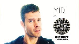 John Park's MIDI Trigger on Circuit Playground @adafruit #adafruit @johnedgarpark #CircuitPlayground
