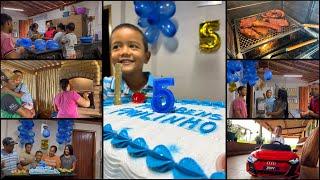 A FESTA CONTINUA|COMEMORANDO O ANIVERSÁRIO DE 5 ANINHOS DO PAULINHO-SIMPLES MAS FEITO COM MUITOAMOR