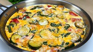 Very tasty zucchini Hungarian style️very easy to cook! Quick recipe! # 275