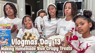 Vlog Day 13: Homemade Rice Crispy Treats | The Chaos 