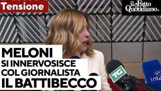 Quando Meloni litigò col giornalista: "Io so di cosa parlo, e lei?"