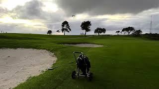 Highlights of round at Torrey Pines North and South courses San Diego California