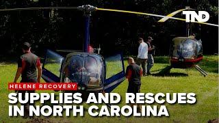 Pilots work to move supplies, conduct search and rescues in North Carolina after Helene