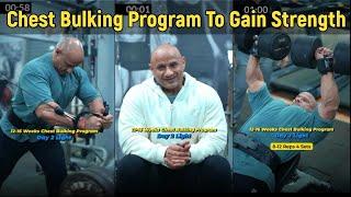 Chest Bulking Program To Gain Strength | Chest Workout | Mukesh Gahlot #youtubevideo