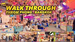 Walk Through Shopping mall in Phrom phong , Bangkok / EMQUARTIER , EMSPHERE