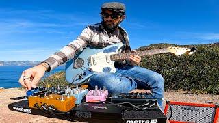 Ambient Guitar Tones || Outdoor Music || Seaview Landscape