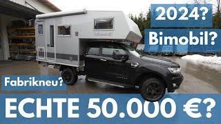 ECHTES BIMOBIL WOHNMOBIL NUR 50.000 €? Bimobil Husky 2024. Macht vorh. Pickups z. Expeditions-Camper