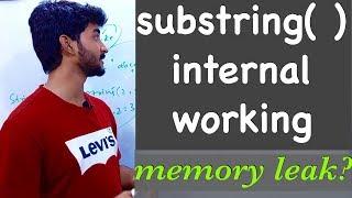 How substring method works internally ? | popular java interview questions | java.lang.string