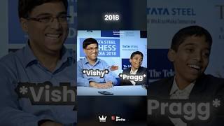 Pragg vs Vishy meet after 6 Years  #praggnanandhaa #vishyanand #chess