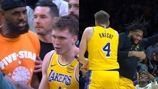 Dalton Knecht goes INSANE and scores Lakers last 20 points to win vs Suns 