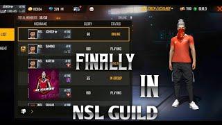 Finally I ️am in @nsl gaming guild.// support guys // #nslgaming #nslguild @nsl gaming