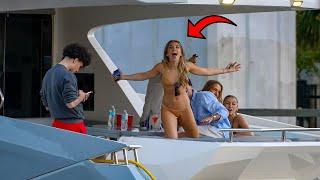 What’s Causing Her Bizarre Behavior? | Miami River | DroneViewHD | Boats & Yachts