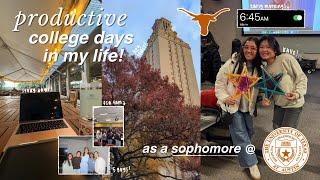 productive college week in my life @ the university of texas at austin