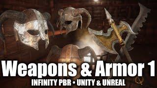 Weapons & Armor 1 for Unity | Infinity PBR