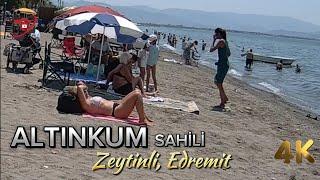 ALTINKUM SAHİLİ, Zeytinli, Edremit, Temmuz 2024, 4K