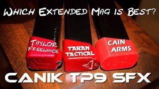 Which Mag extension is best for Canik TP9 Pistols? Comparison Video