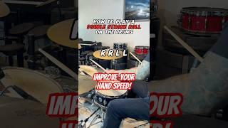 How to play a Double Stroke Roll on the Drums #drums