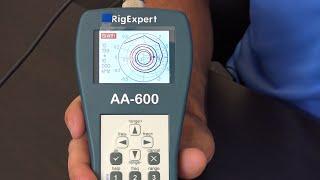 RigExpert AA-600 Antenna Analyzer Review/Quick Demo, Ham Radio Antenna Analyzer