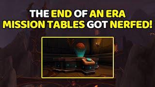 The END Of Mission Tables In World of Warcraft Shadowlands | Dragonflight Beta Update