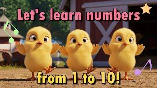 Let's learn numbers Song | Nursery rhymes & kids songs