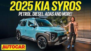 New Kia Syros - Radical compact SUV to sit between Sonet and Seltos | Walkaround | Autocar India