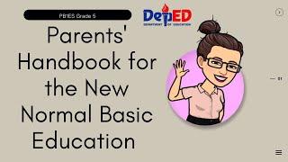 PARENTS' HANDBOOK FOR THE NEW NORMAL BASIC EDUCATION | PB1ES