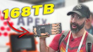 21 NVMe Drives on a single PCIe card! - Apex Storage