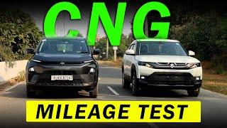 उम्मीद  सें  बड़िया  चली  Nexon CNG  Nexon CNG vs Brezza CNG Mileage Test - SalahCar