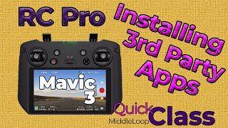 Installing 3rd Party Apps on the RC Pro