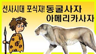 선사시대 포식자! '동굴사자'와 '아메리카사자'