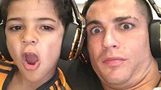 Ronaldo And His Son FUNNY Moments